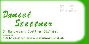 daniel stettner business card